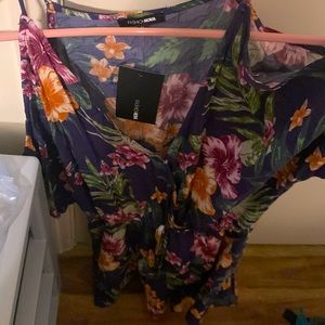 FASHION NOVA TROPICAL ROMPER